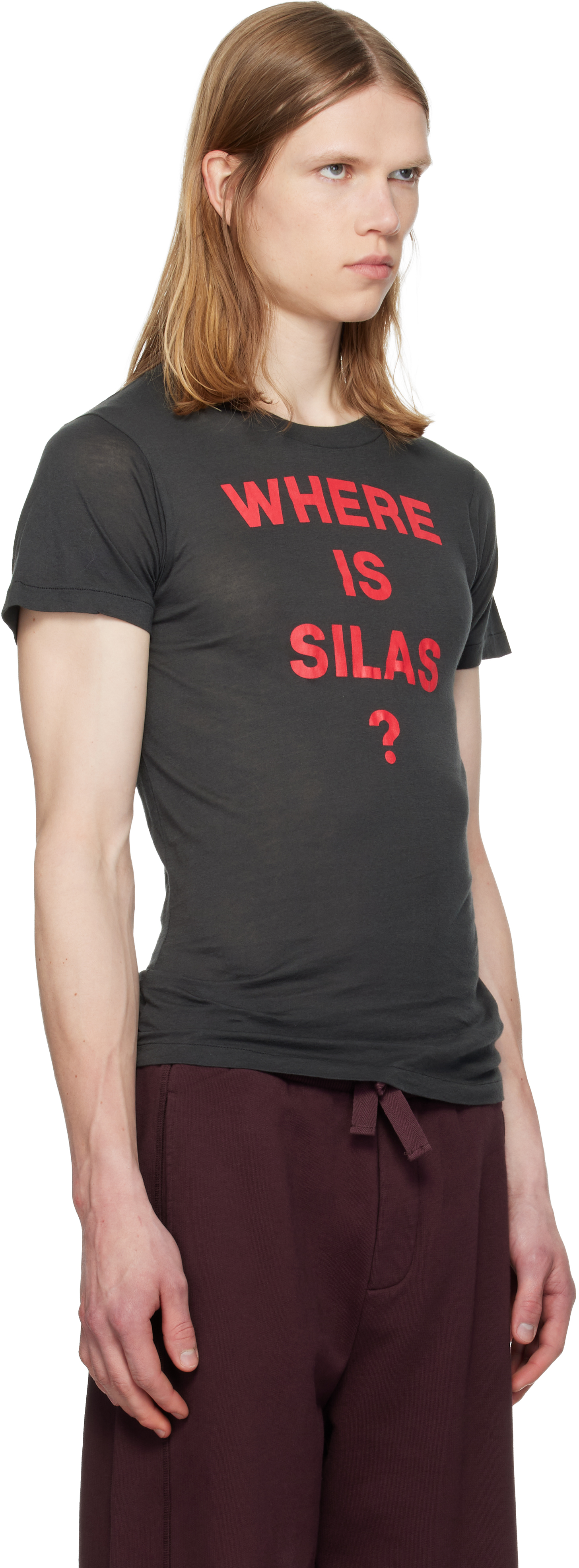 Black Slogan T-shirt