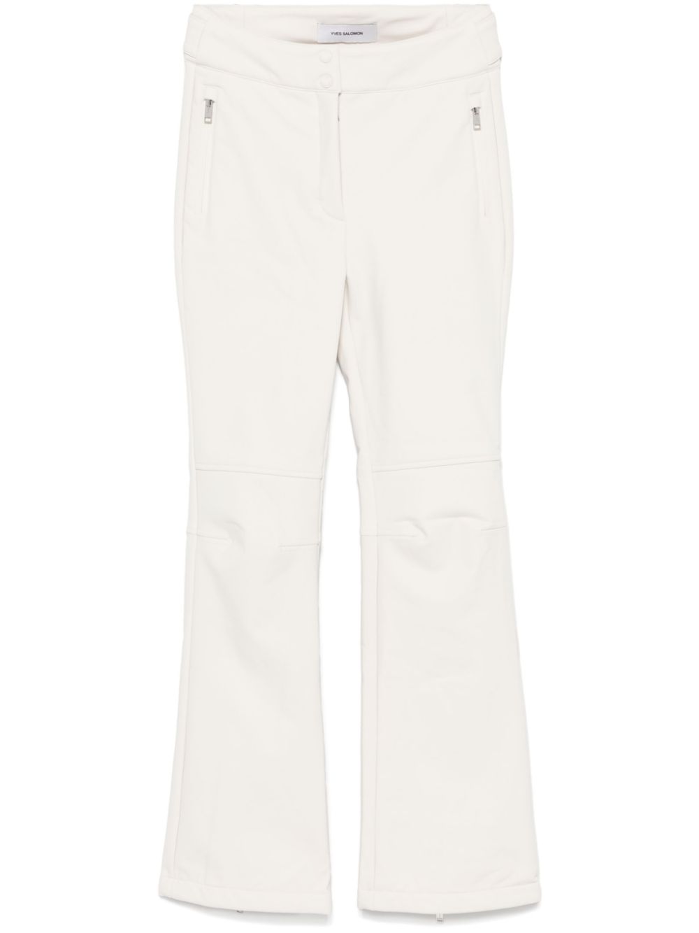 Waterproof Flared Ski Trousers — Off-white