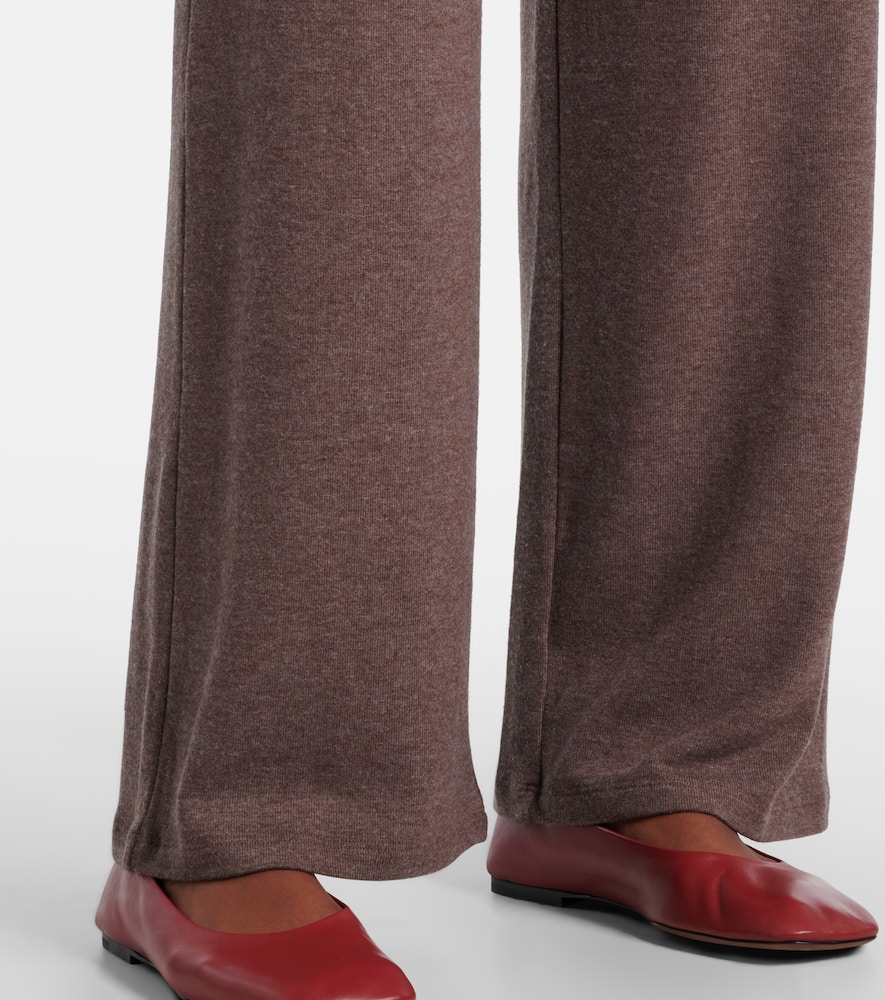 Lauren mid-rise wide-leg pants