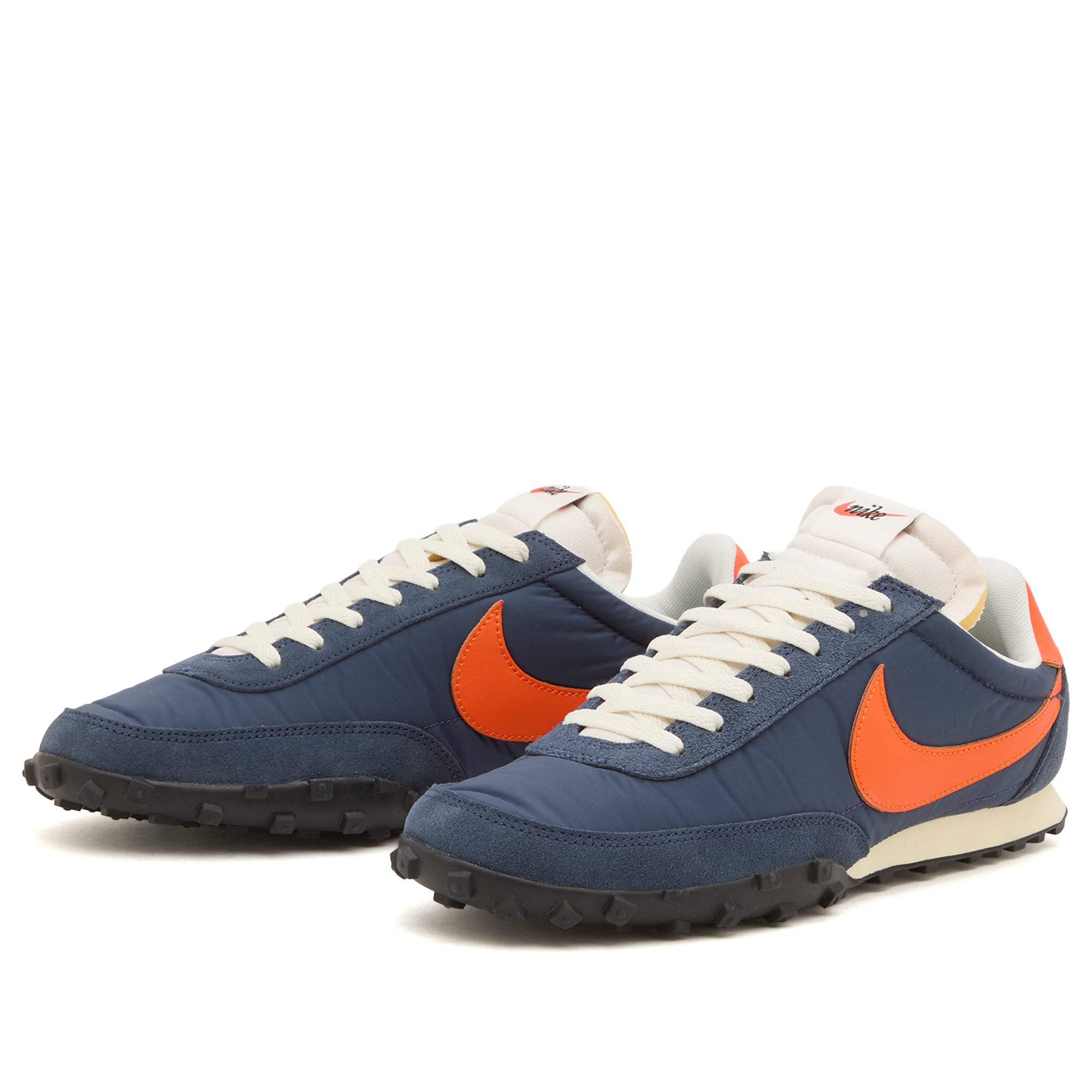 Waffle Racer Sneakers Midnight Navy / Safety Orange