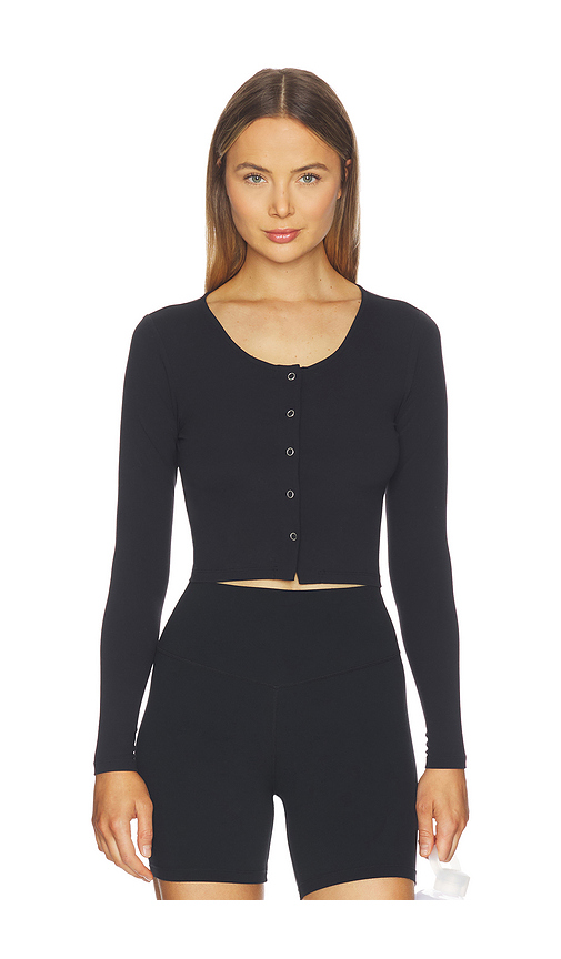 YEAR OF OURS Studio Cardigan in Black. L also in M, S