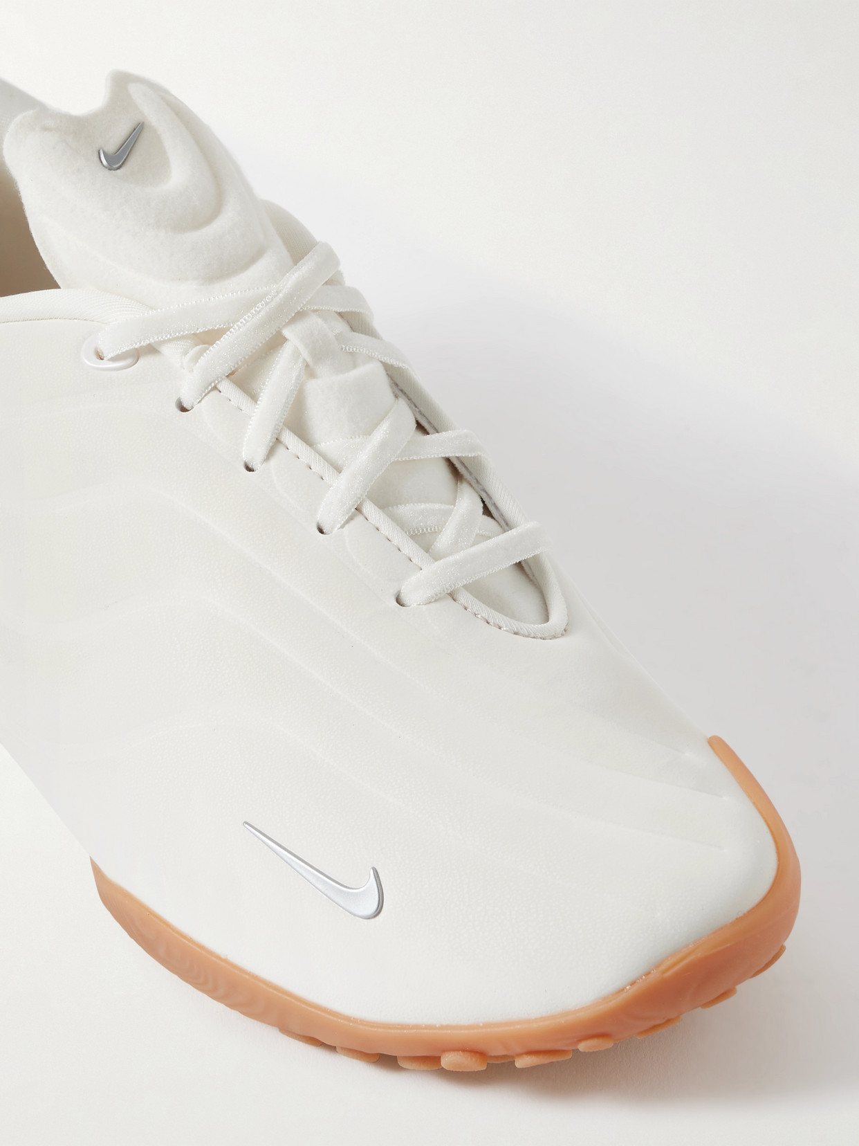 Astra Ultra Quilted Brushed-shell Sneakers - Off-white