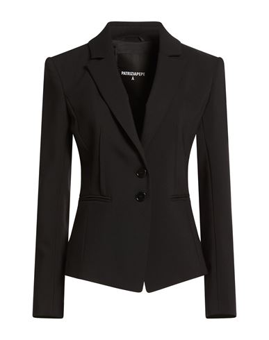 Woman Blazer Black Size 10 Polyester, Viscose, Elastane