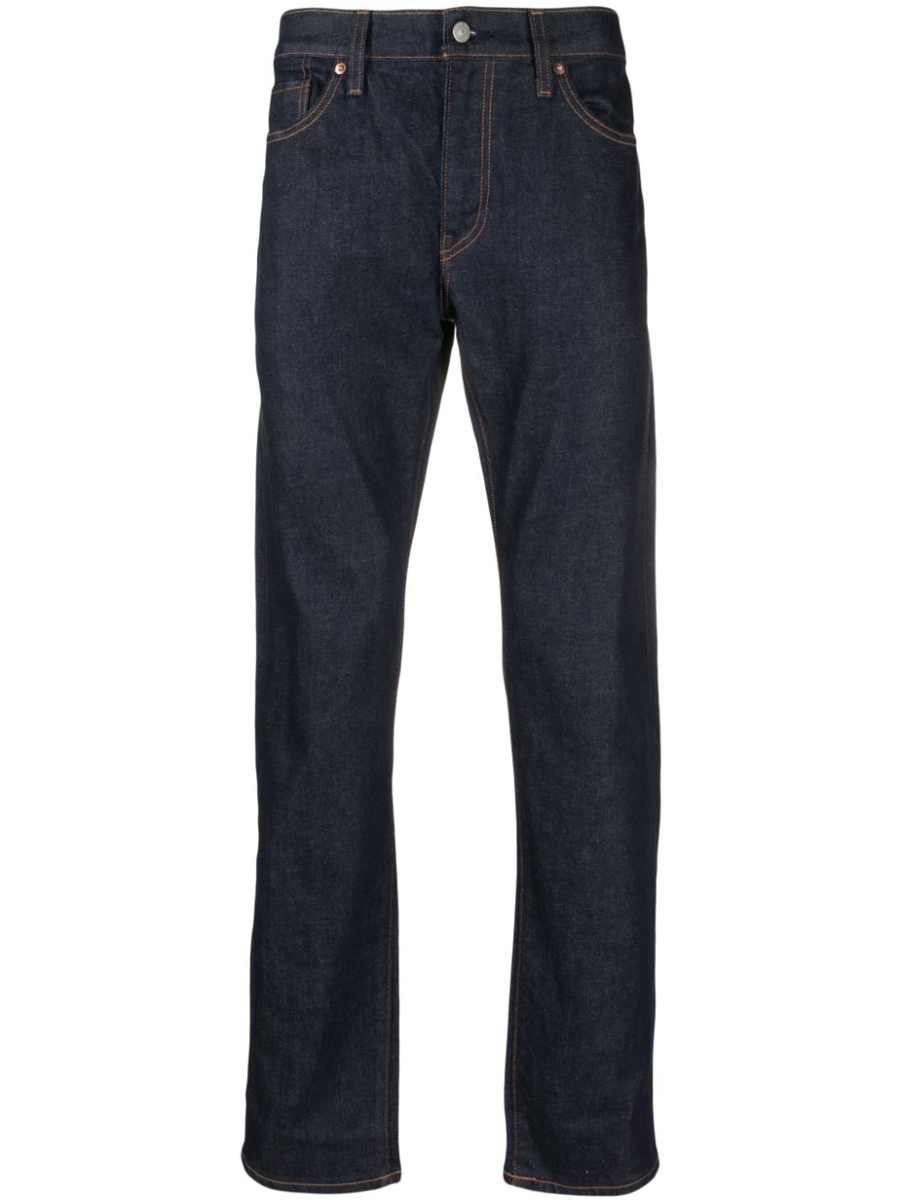 Mid-rise slim jeans - Blue