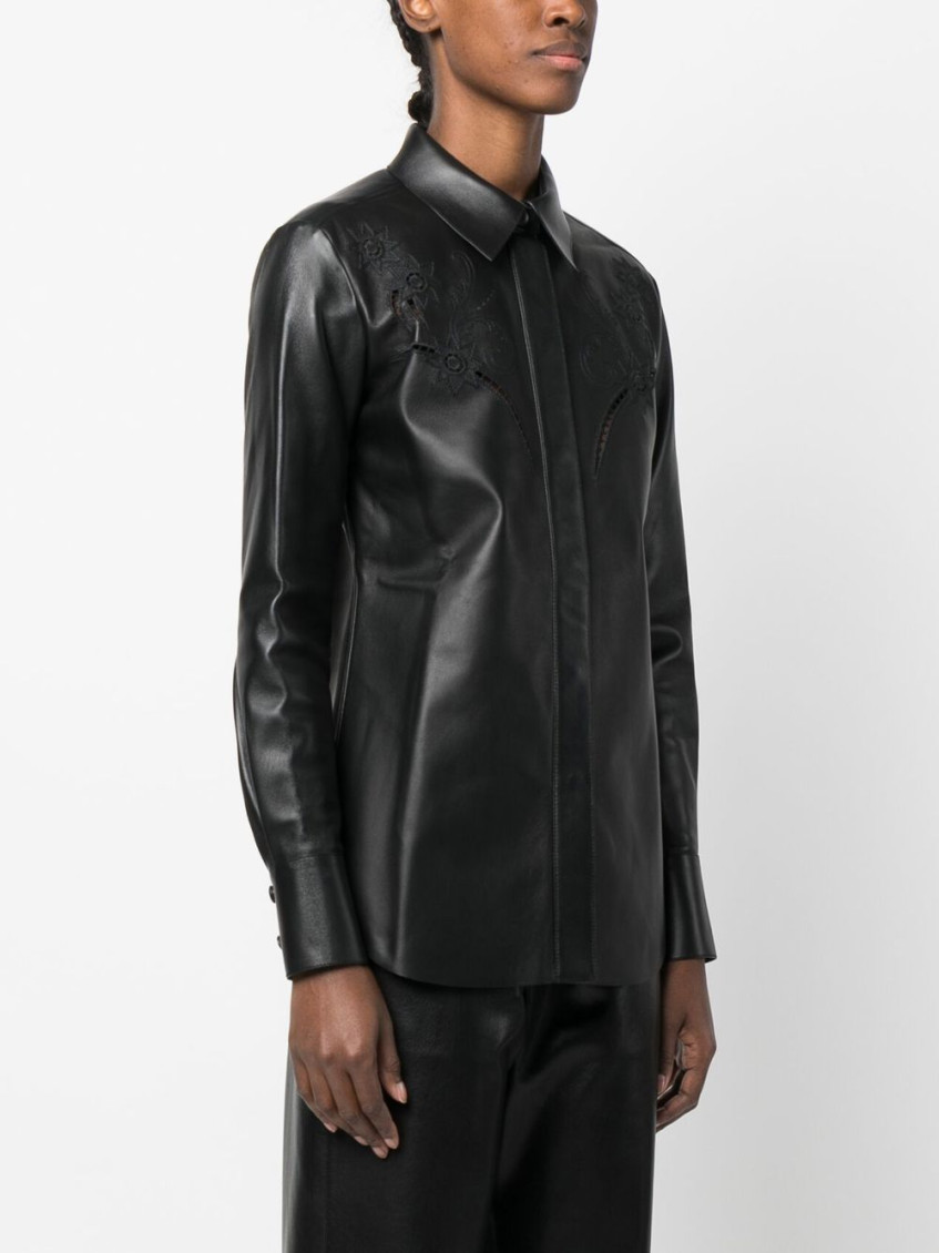 CHLOÉ- Leather Shirt