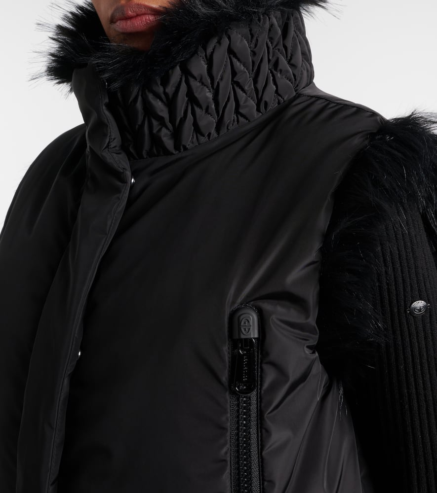 Dahlia reversible faux fur vest