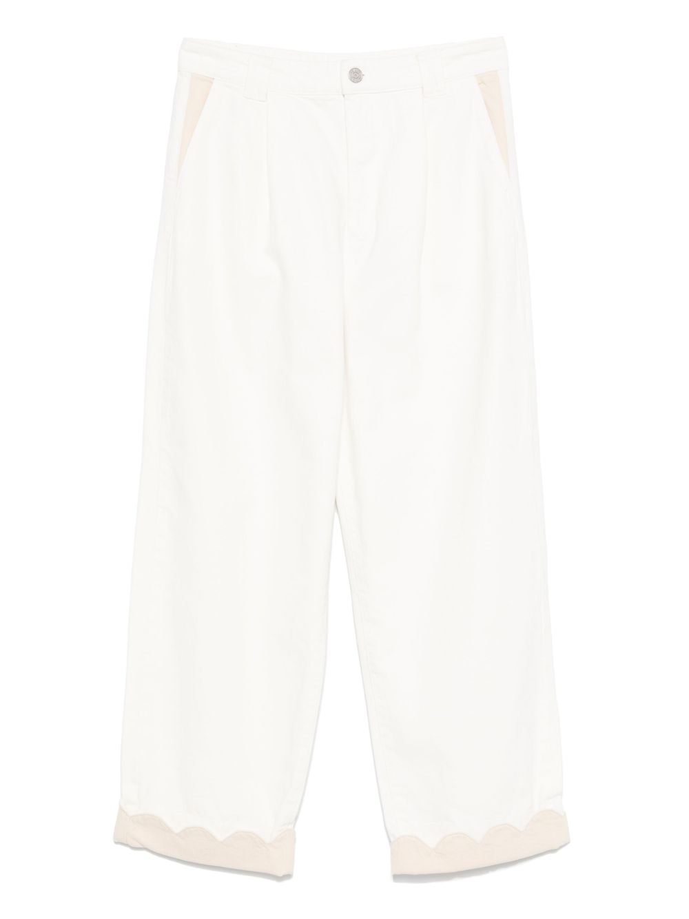 Wide-leg jeans - White