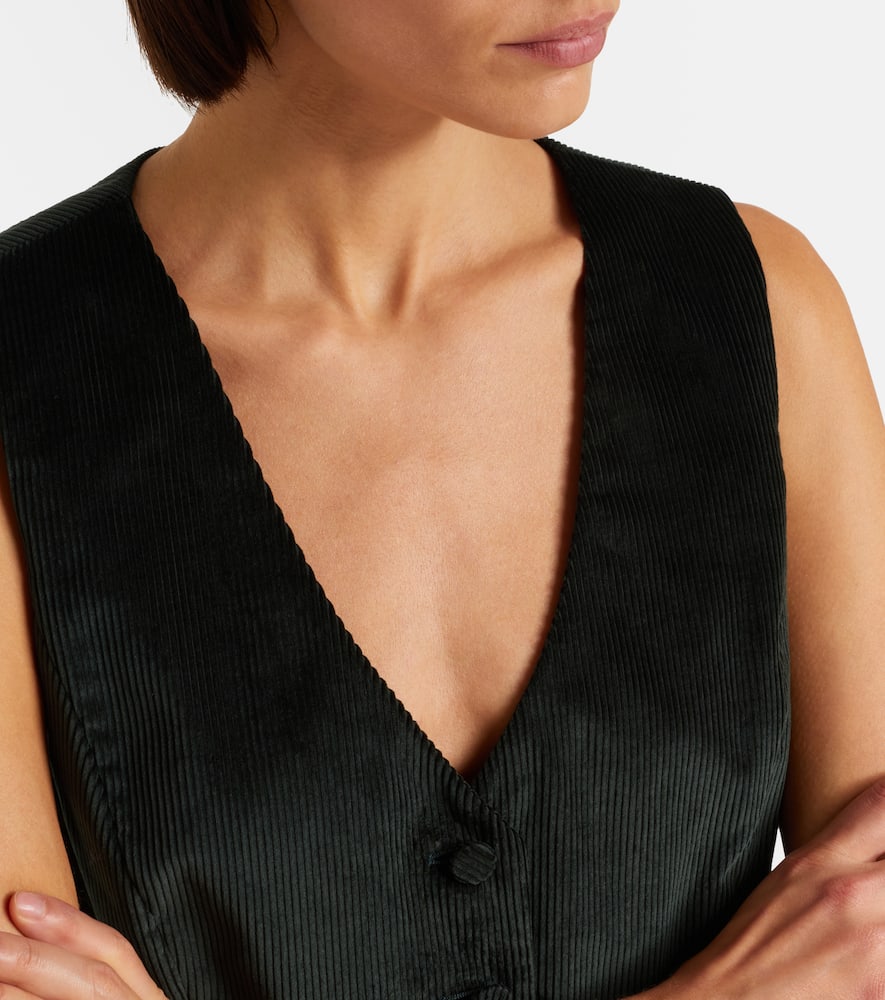 Coleridge cotton corduroy vest