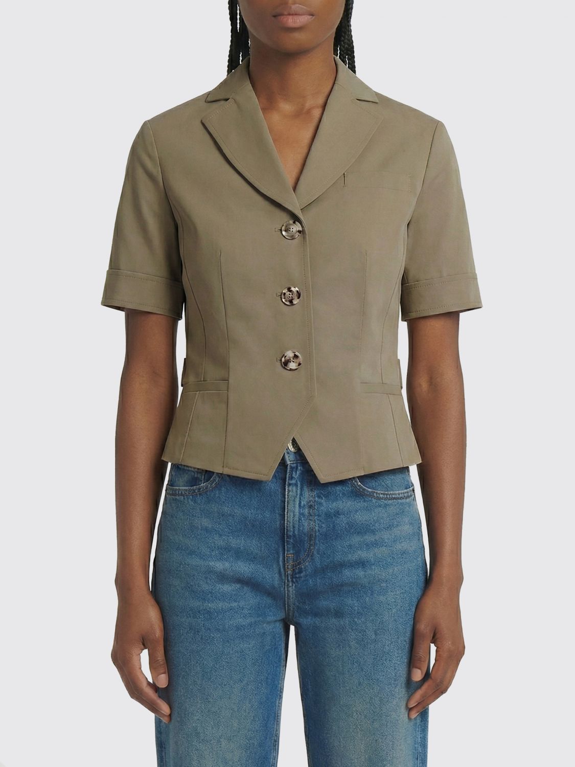 Jacket Woman color Green