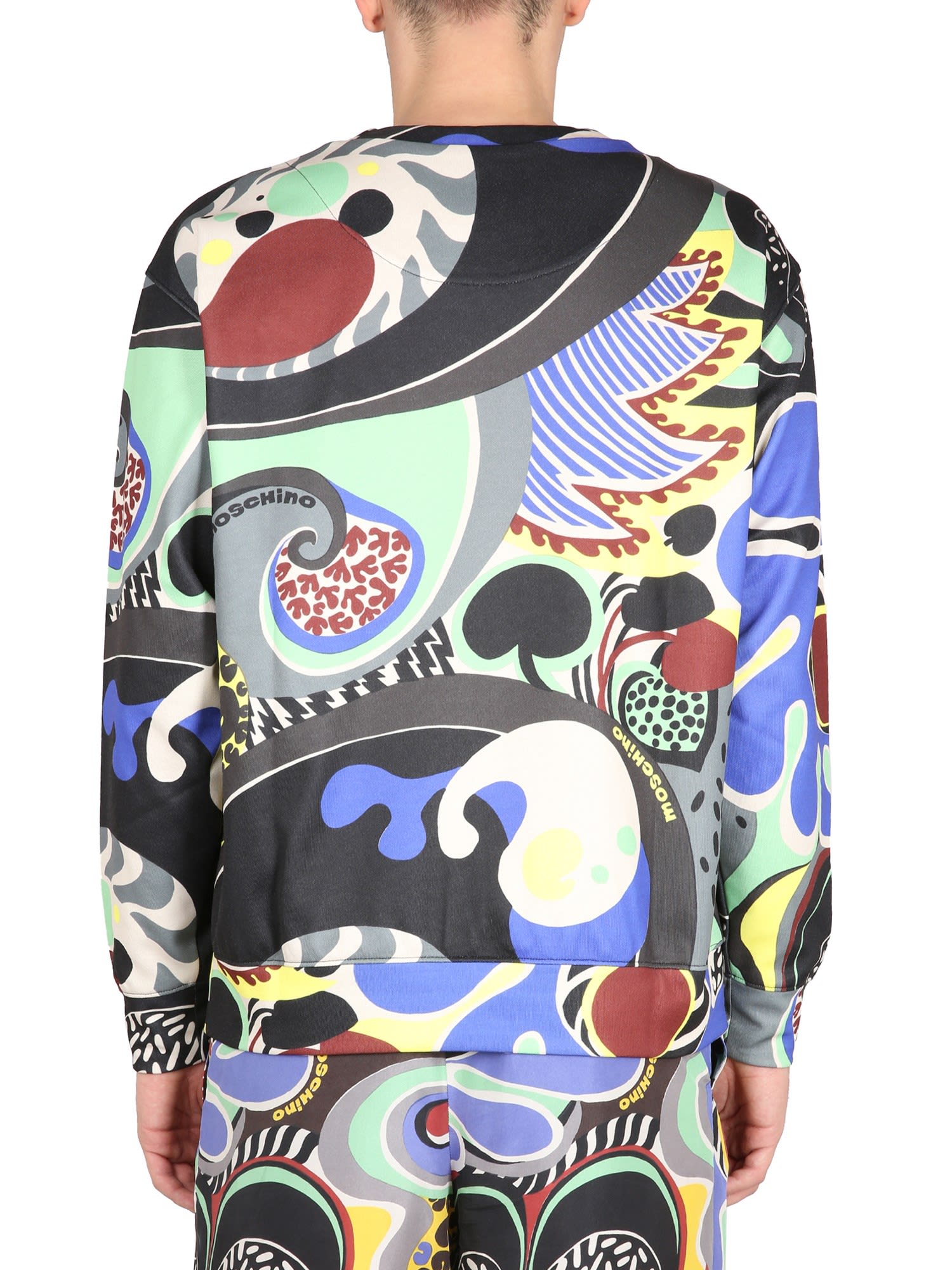 Psychedelic Print Sweatshirt