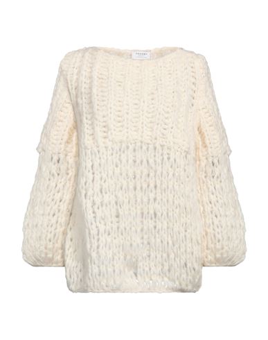 Snobby Sheep Woman Sweater Ivory Size 2 Wool, Silk, Cashmere