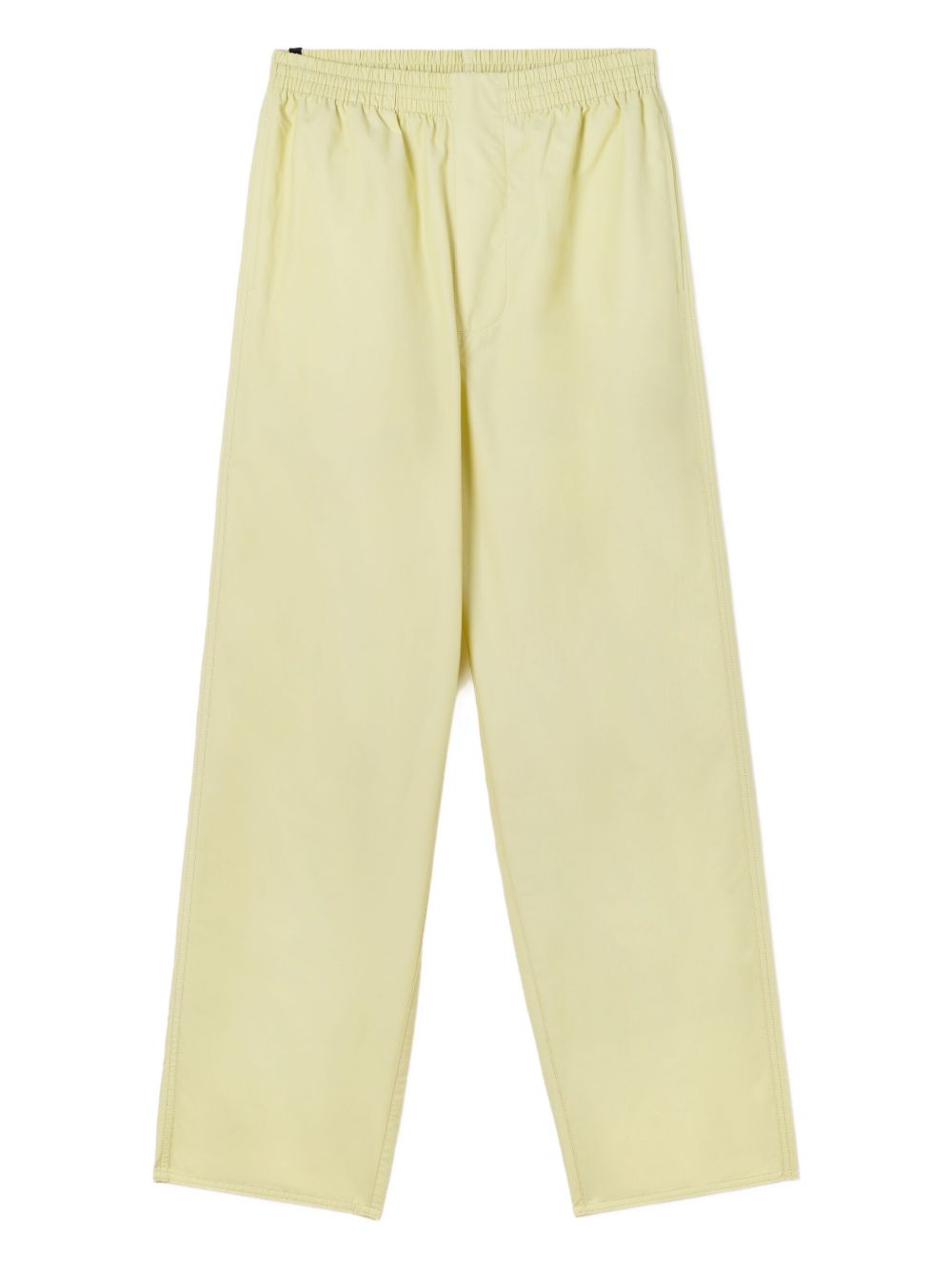 Elastic-waist trousers - Yellow