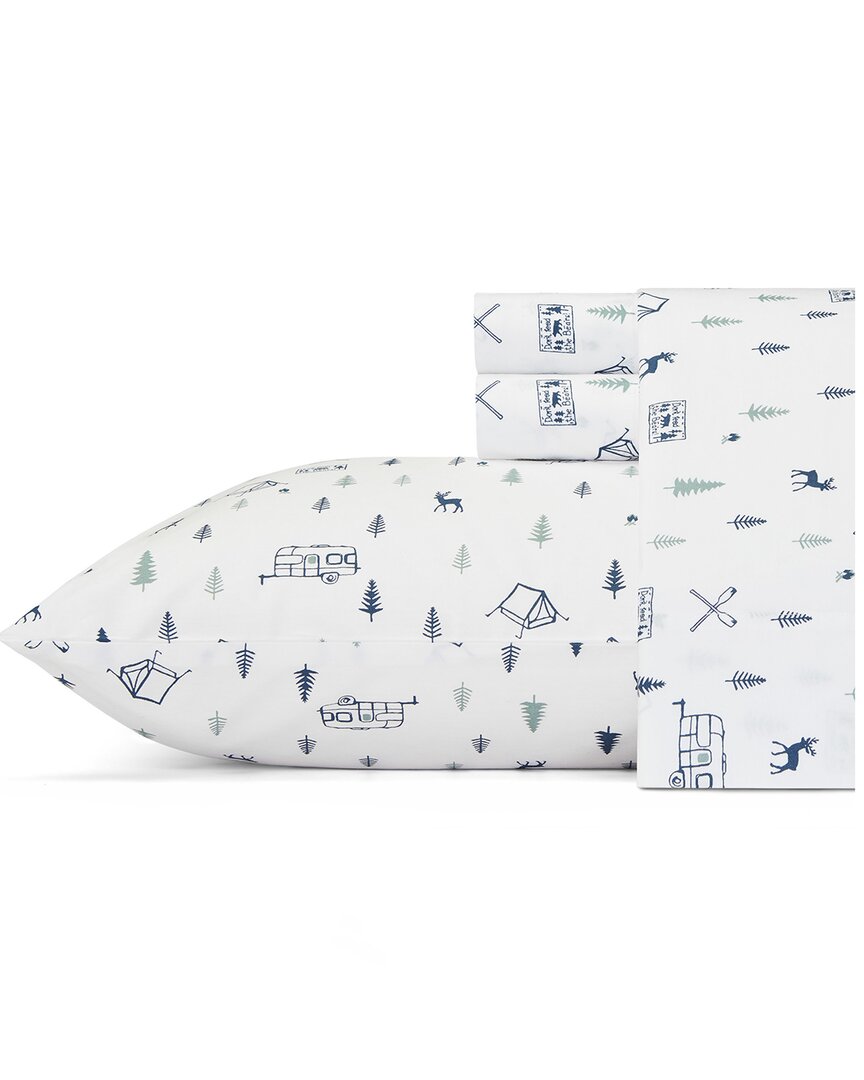 Campout 3Pc Blue Sheet Set