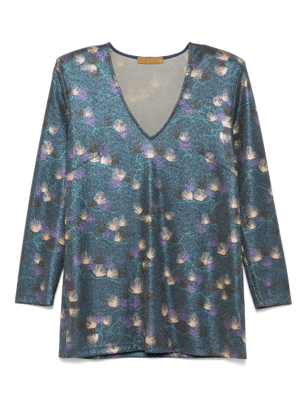 Printed top - Blue