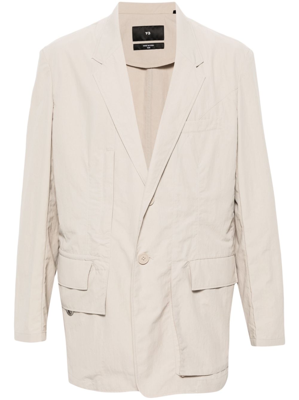 CR NYL single-breasted blazer - Brown