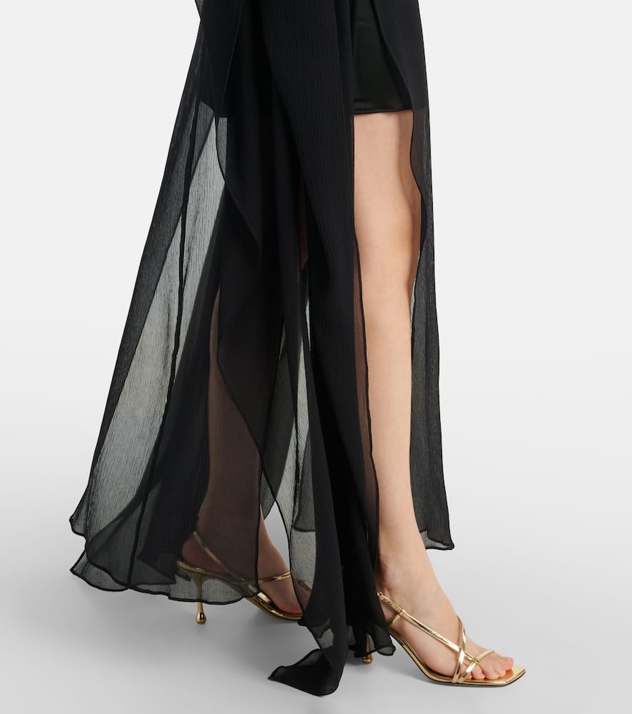 Taller Marmo Lanzarote Garden crêpe chiffon kaftan