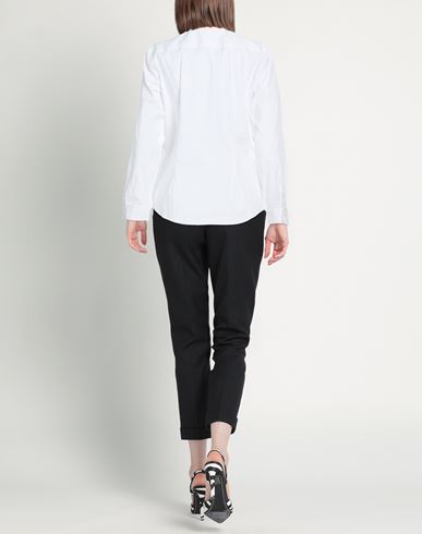 Woman Top White Size 10 Cotton, Polyamide, Elastane