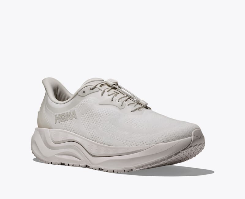 HOKA Men's Arahi SR Shoes in White/White