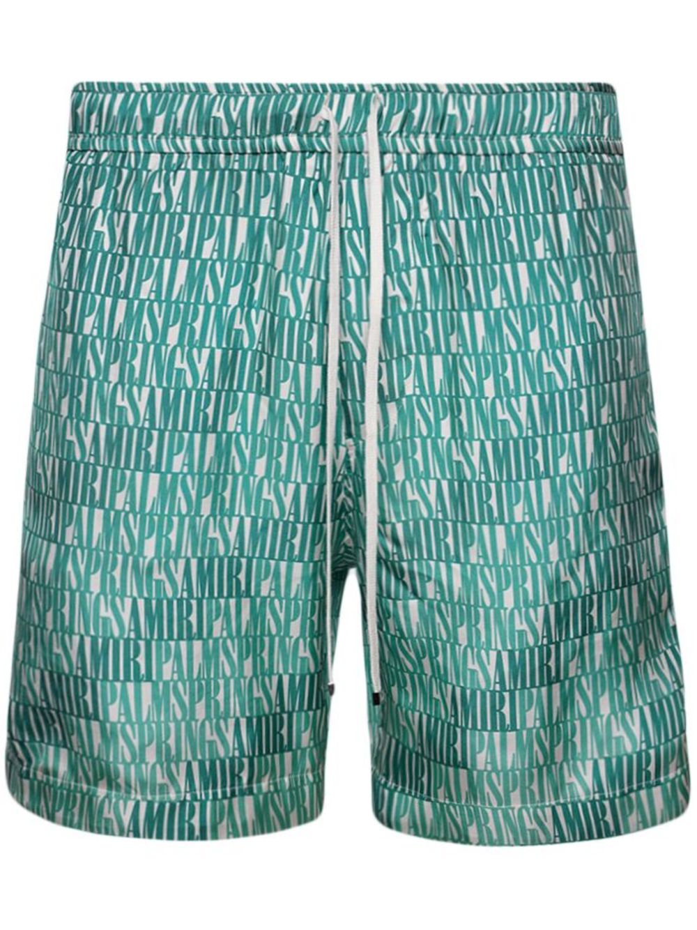 X Palm logo-print deck shorts - Green