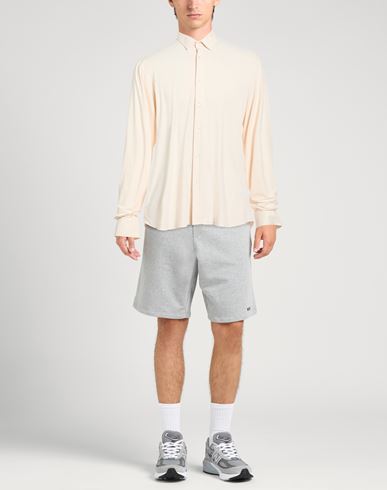 Man Shirt Beige Size 48 Polyamide, Elastane