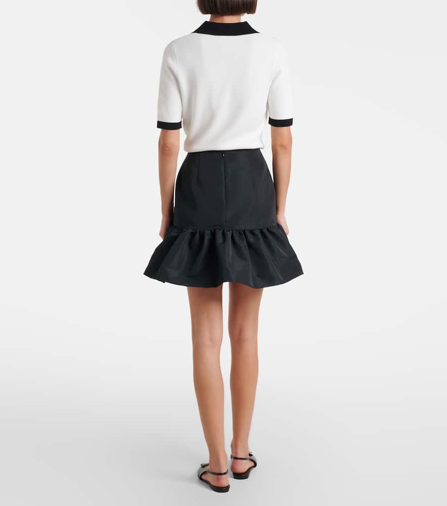 Flared miniskirt