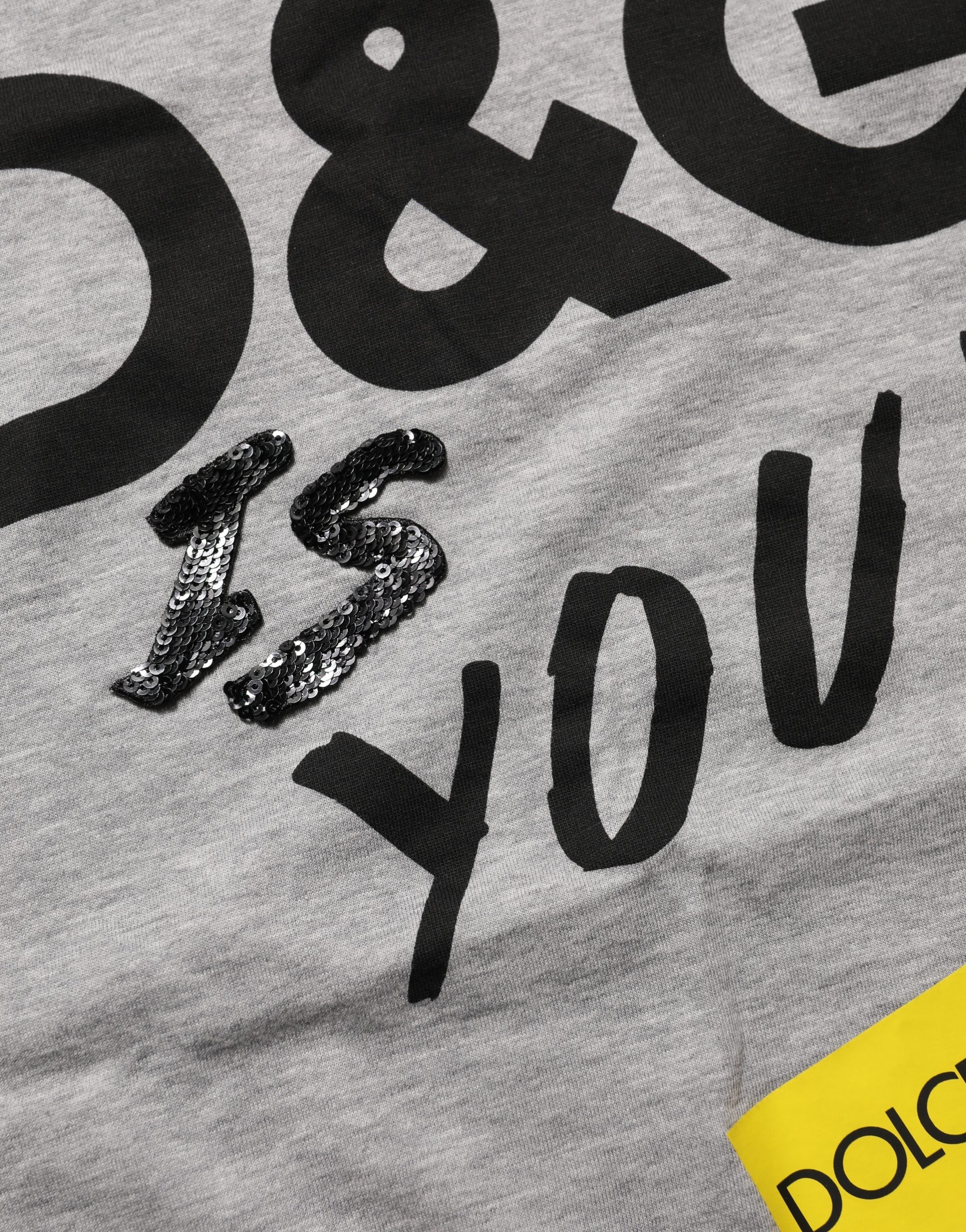 Logo-Printed Cotton T-Shirt — Gray