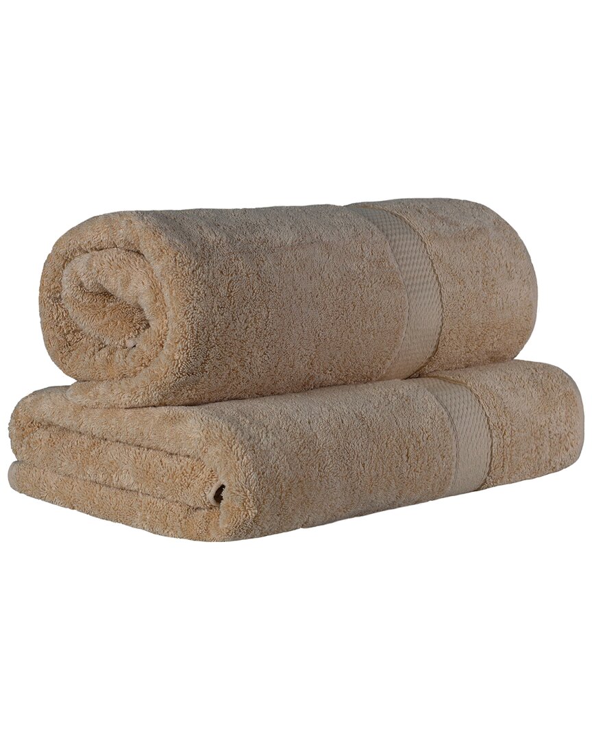 Superior Egyptian Cotton Highly Absorbent 2Pc Ultra-Plush Solid Bath Sheet Set