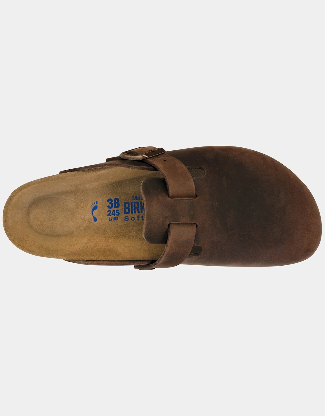 Women's Birkenstock Boston Soft Footbed Oiled Leather Unisex Clogs - Habana - Brown - : regular