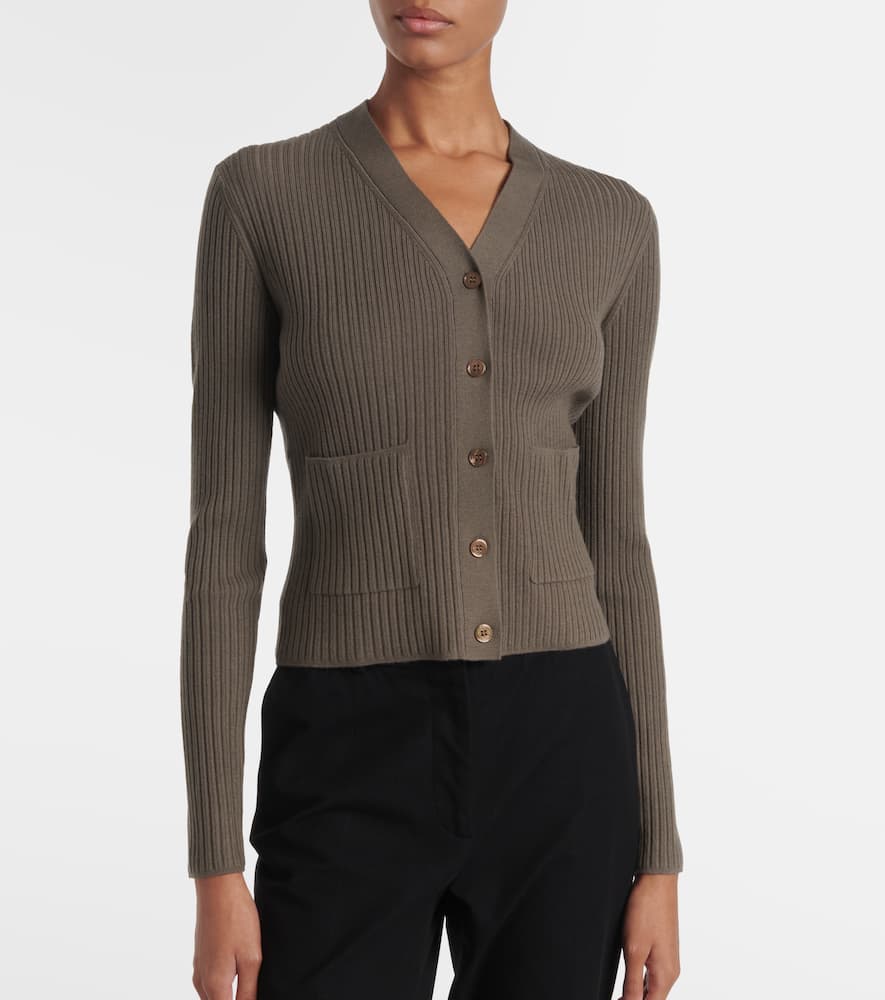 Wool-blend cardigan