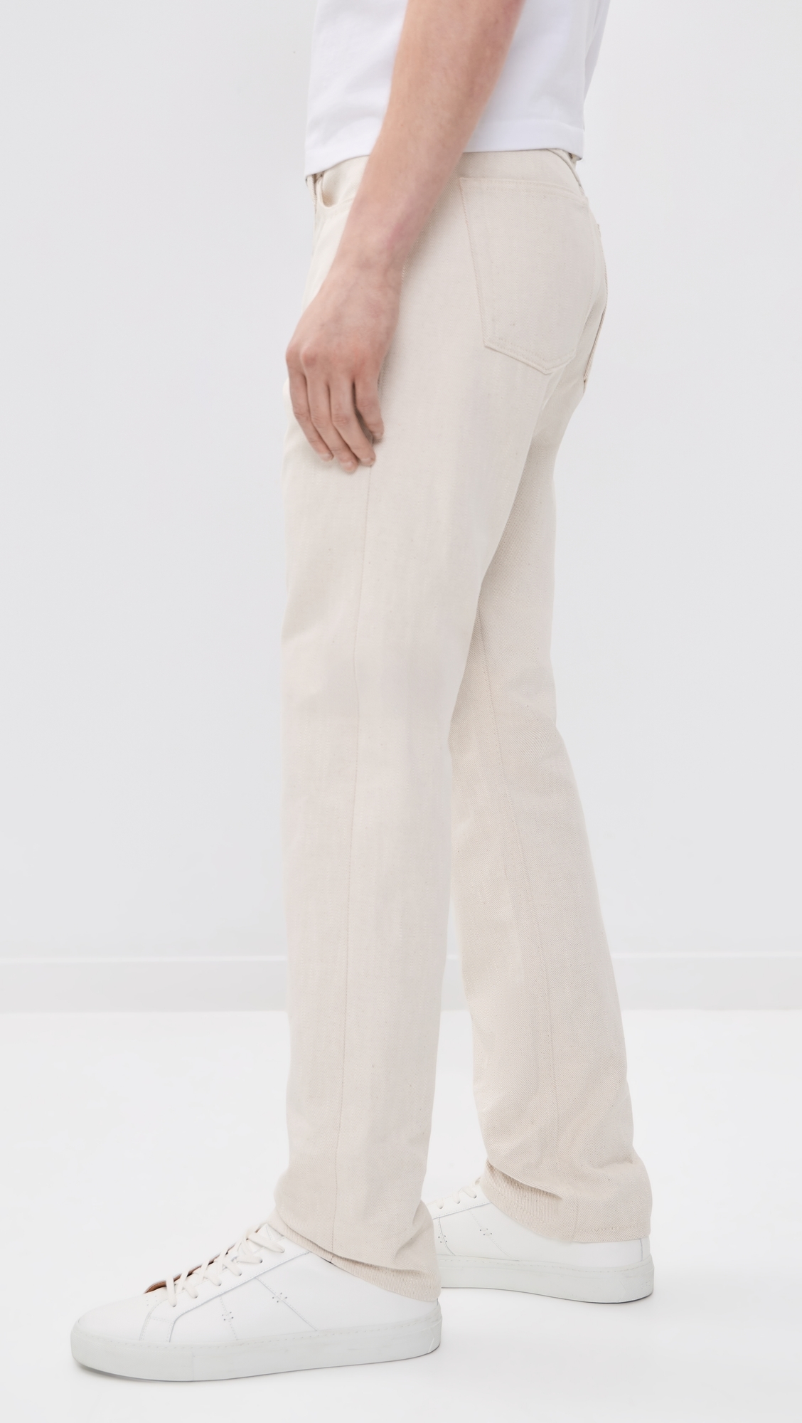 True Guy Tabi Selvedge Jeans Off White