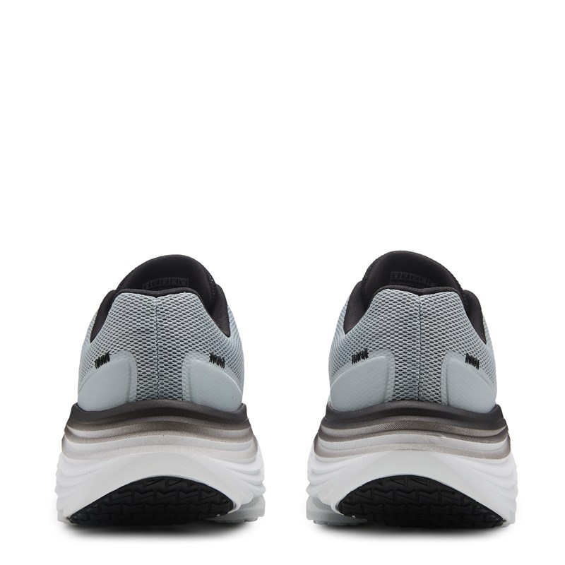 Men's Max Cushioning Endeavour Running Shoes (Light Grey/Black)