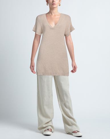 Niū Woman Sweater Beige Size S Acrylic, Polyamide, Alpaca wool, Viscose, Polyester