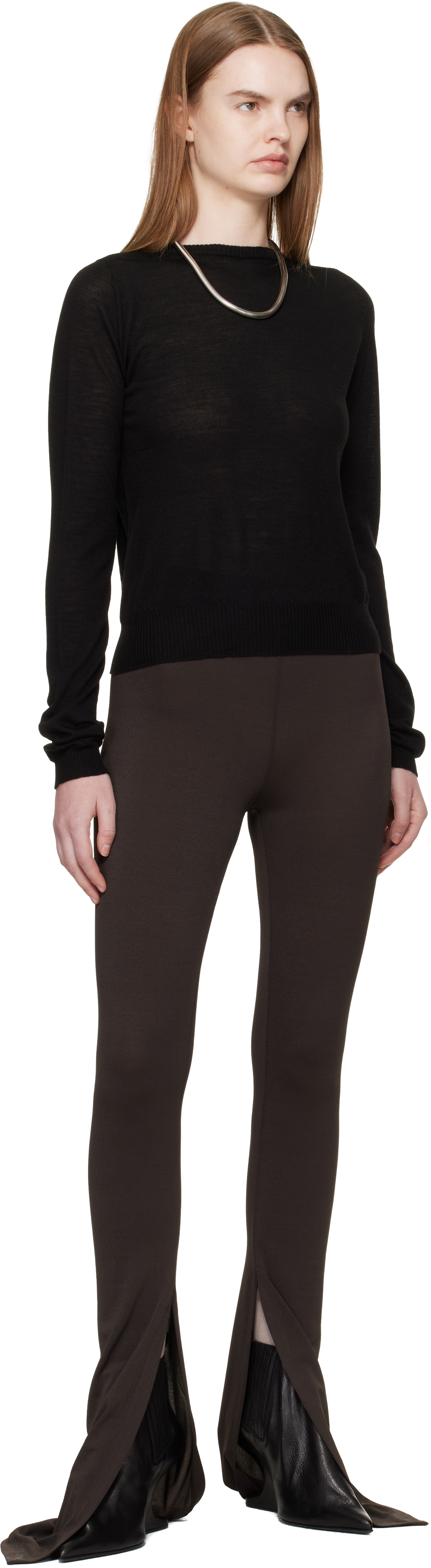 Black Temple Biker Level Sweater