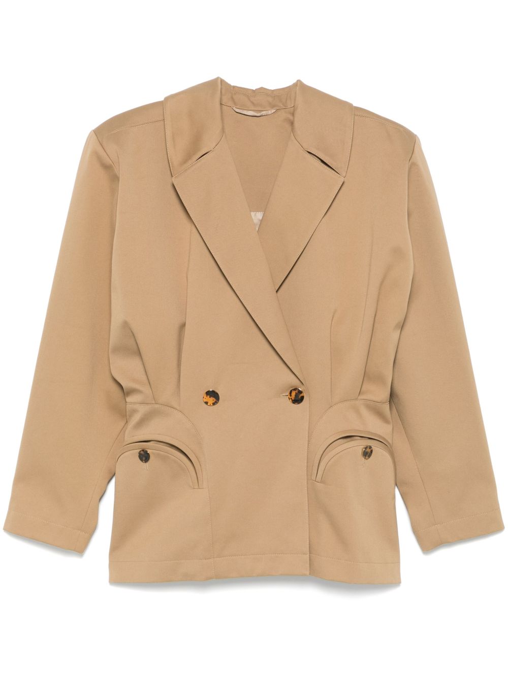 Double Breasted Cotton Blazer
