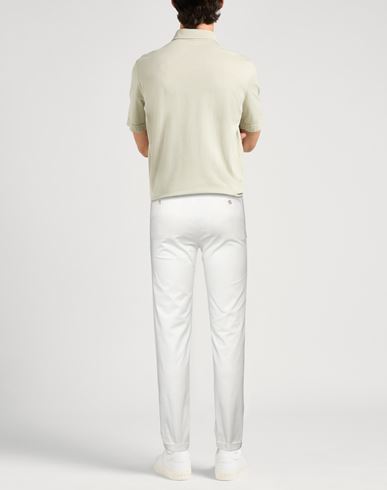 Re_hash Man Pants White Size 29 Cotton, Lyocell, Elastane