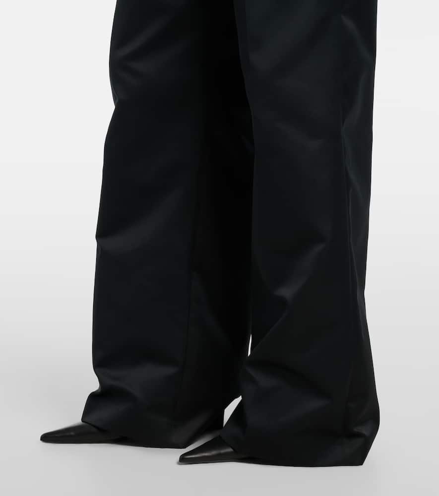 Brickell satin wide-leg pants