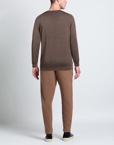 Man Sweater Brown Size 44 Merino Wool
