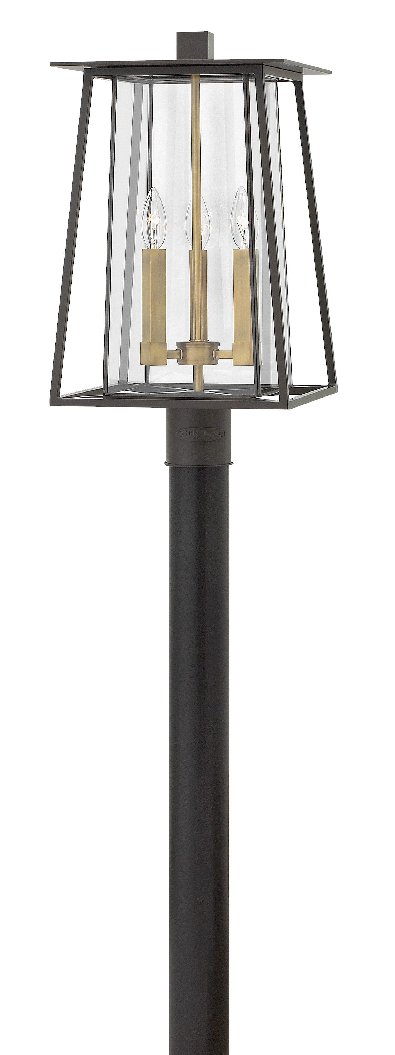 Buckeye Bronze LED Post Top Pier Mount from the Walker Collection
