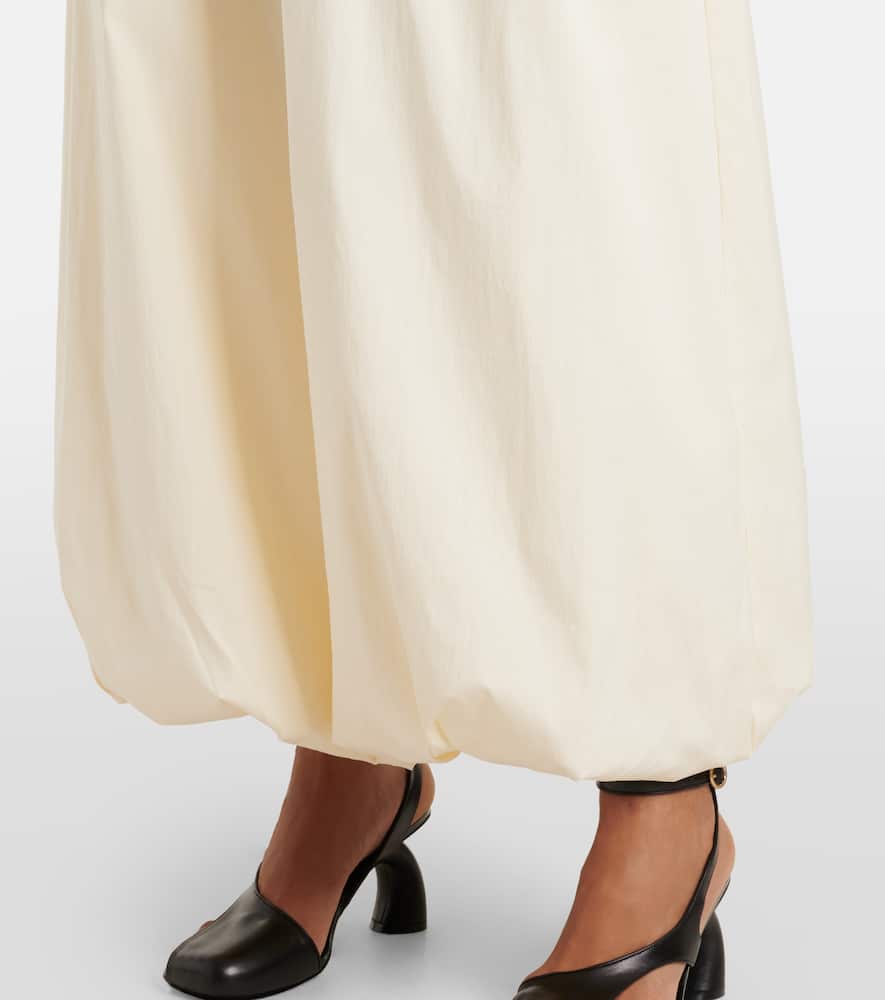 Florent halterneck cotton-blend maxi dress