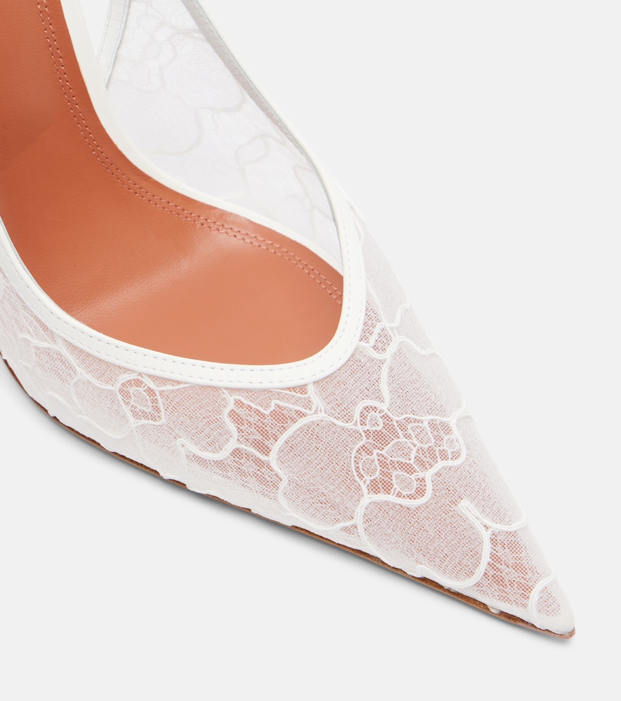 Anok lace slingback pumps