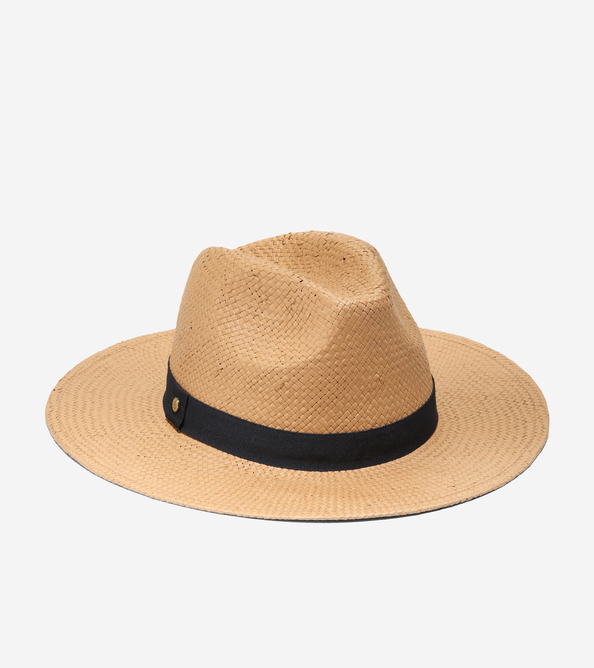 Women's Straw Fedora - Beige