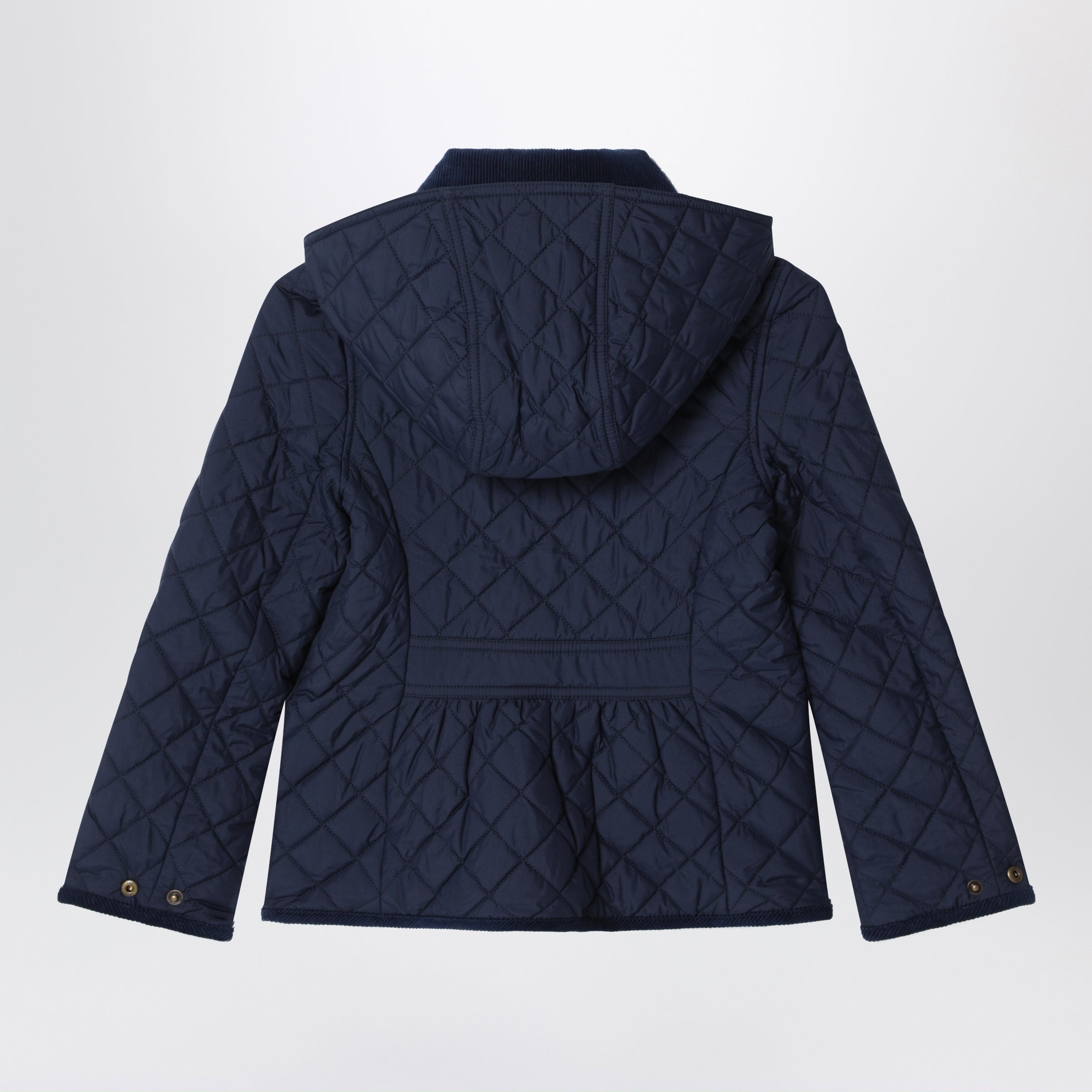 Navy quilted barn jacket