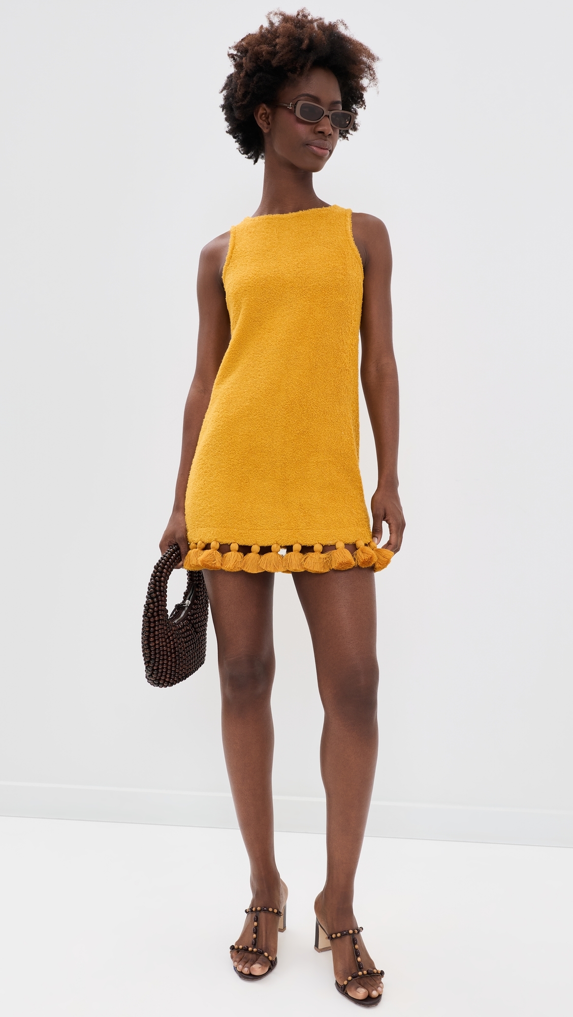 Manon Short Dress Golden Yellow