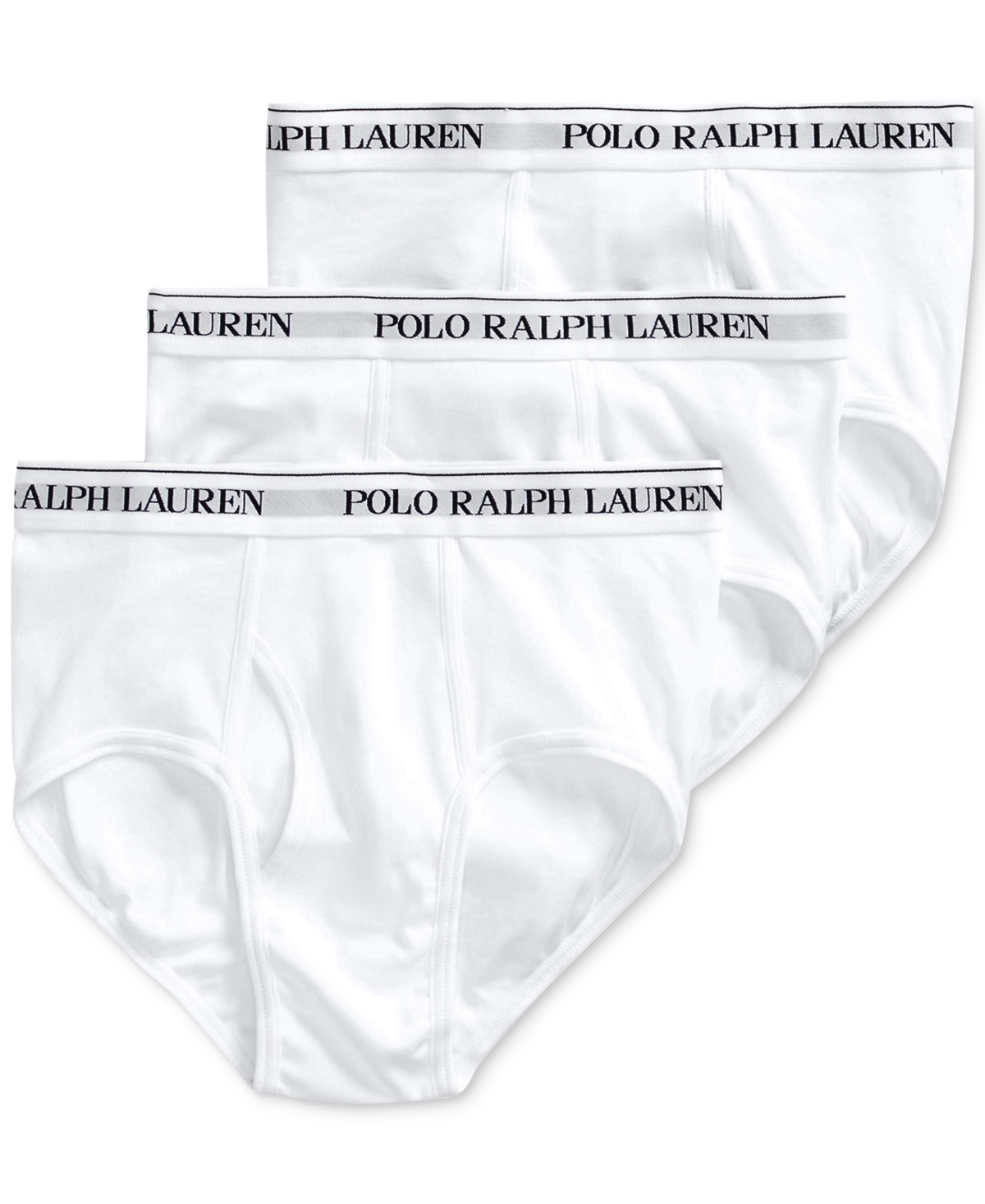 Men's 3-Pack Big & Tall Cotton Briefs - White