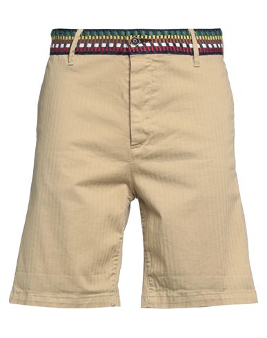 Man Shorts & Bermuda Shorts Beige