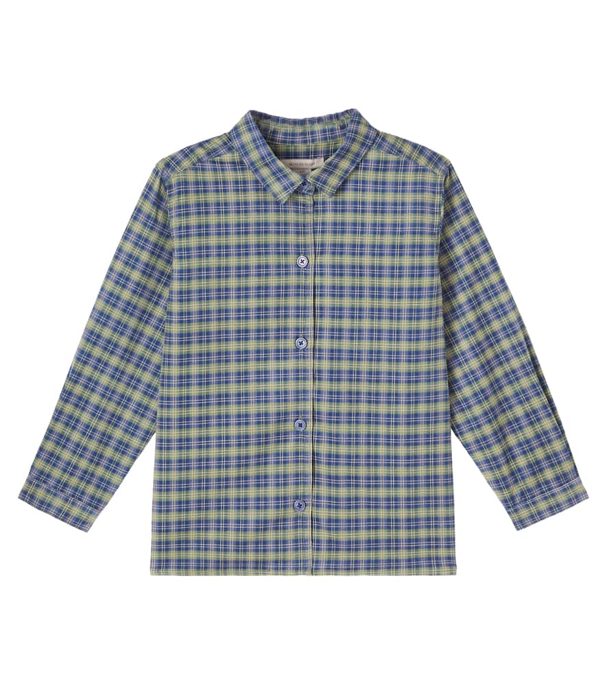 Konges Sløjd Cara checked cotton shirt