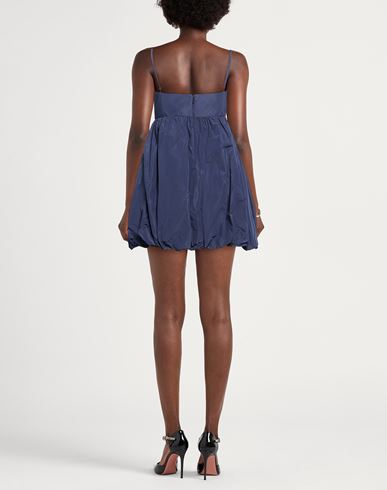 Woman Mini dress Slate blue Size 8 Polyester