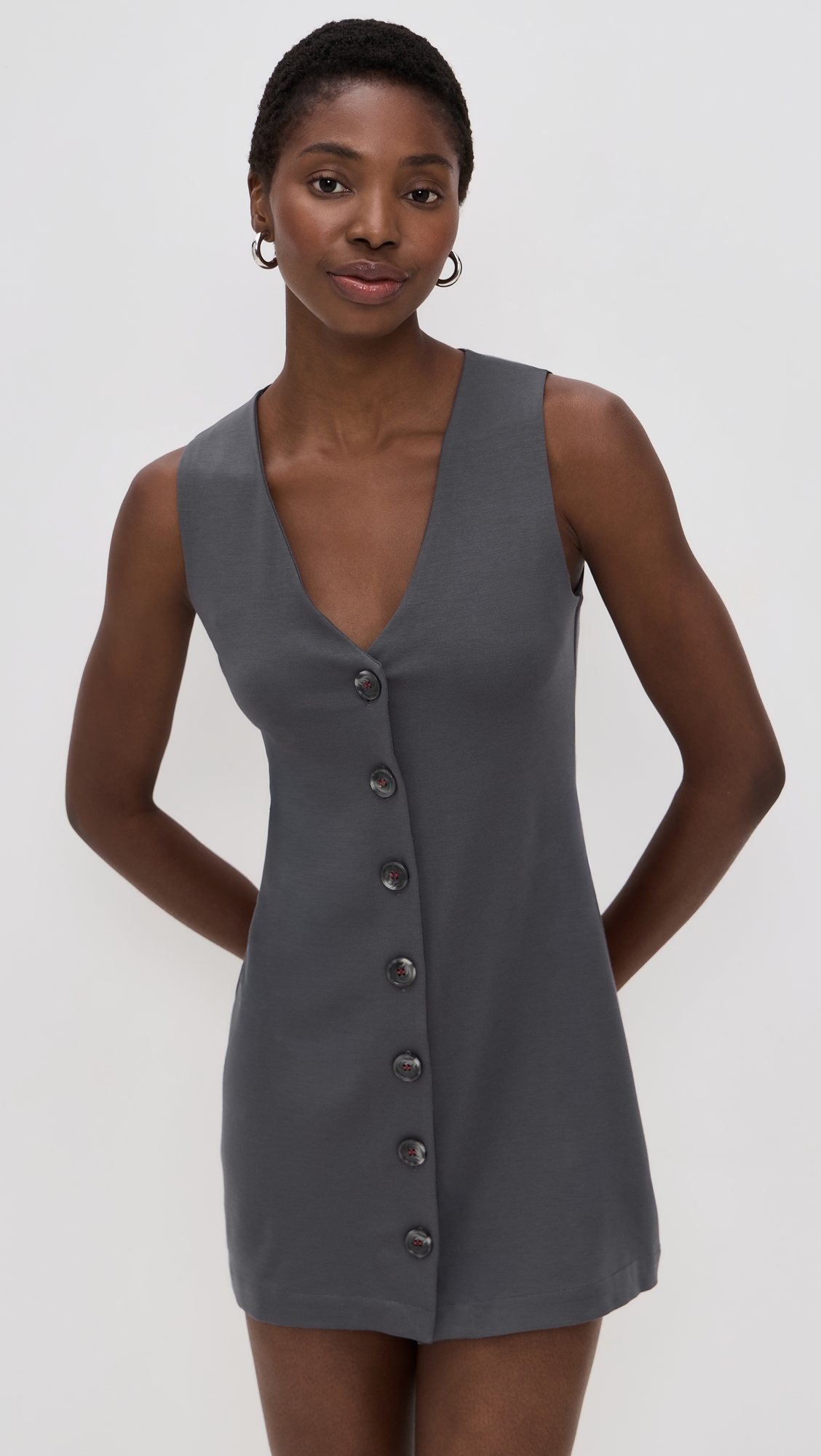 Penny Dress Gunmetal