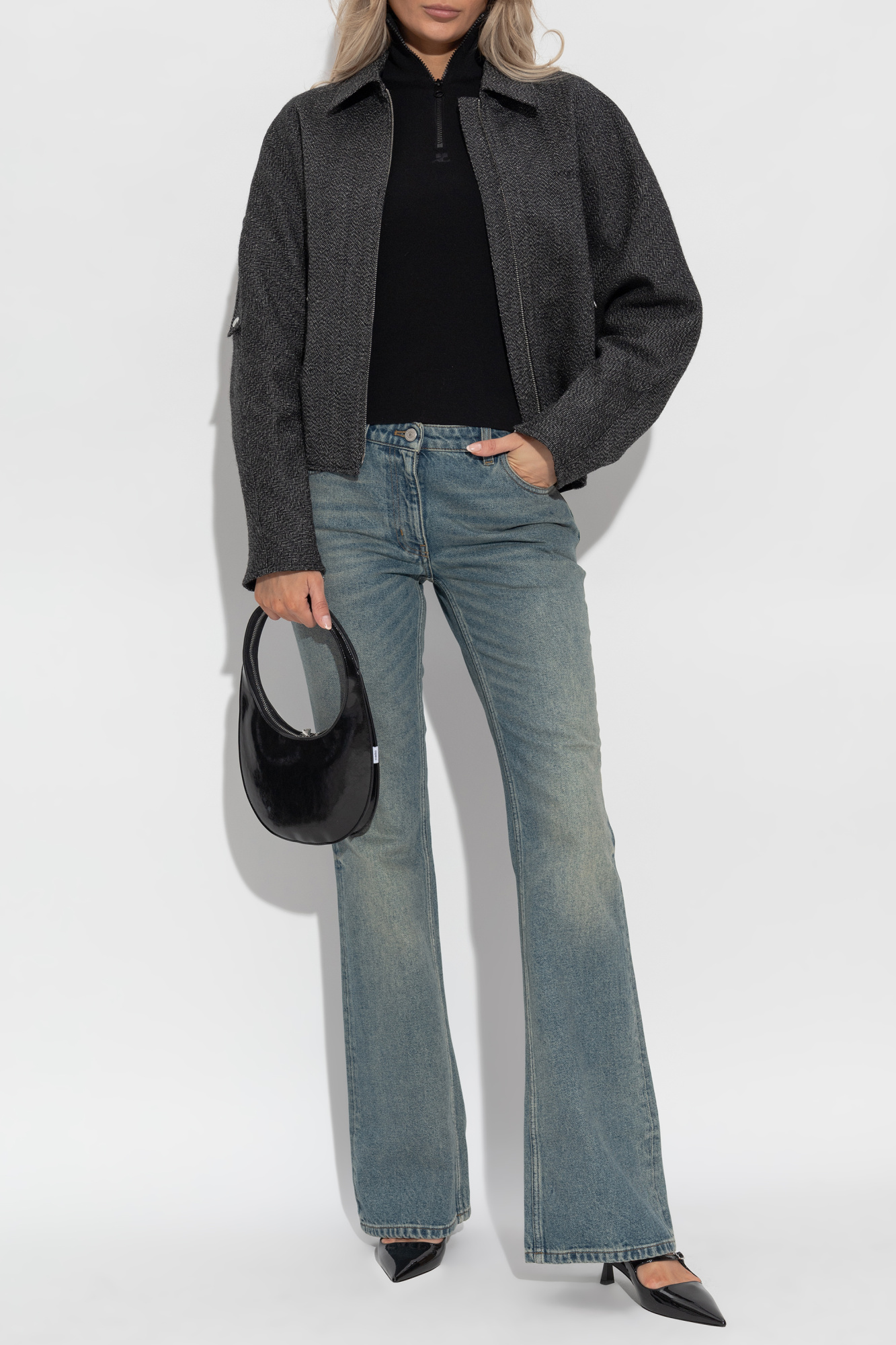 Wool Sweater, Women's, Black