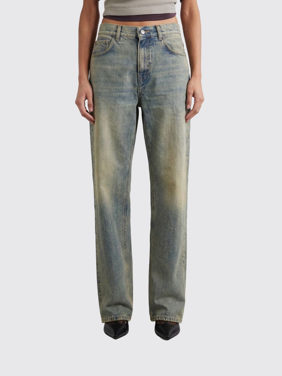 Jeans Woman color Denim